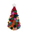 Handmade Multicolor Christmas Tree Hand Felted Wool - Large Arcadia Home